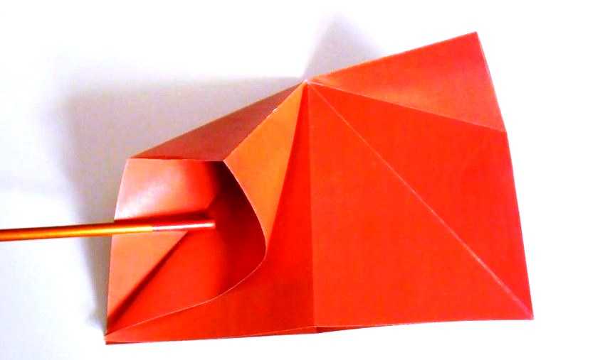 вывернуть кармашки оригами